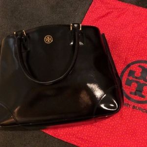 Tory Burch Black Patent Leather Purse